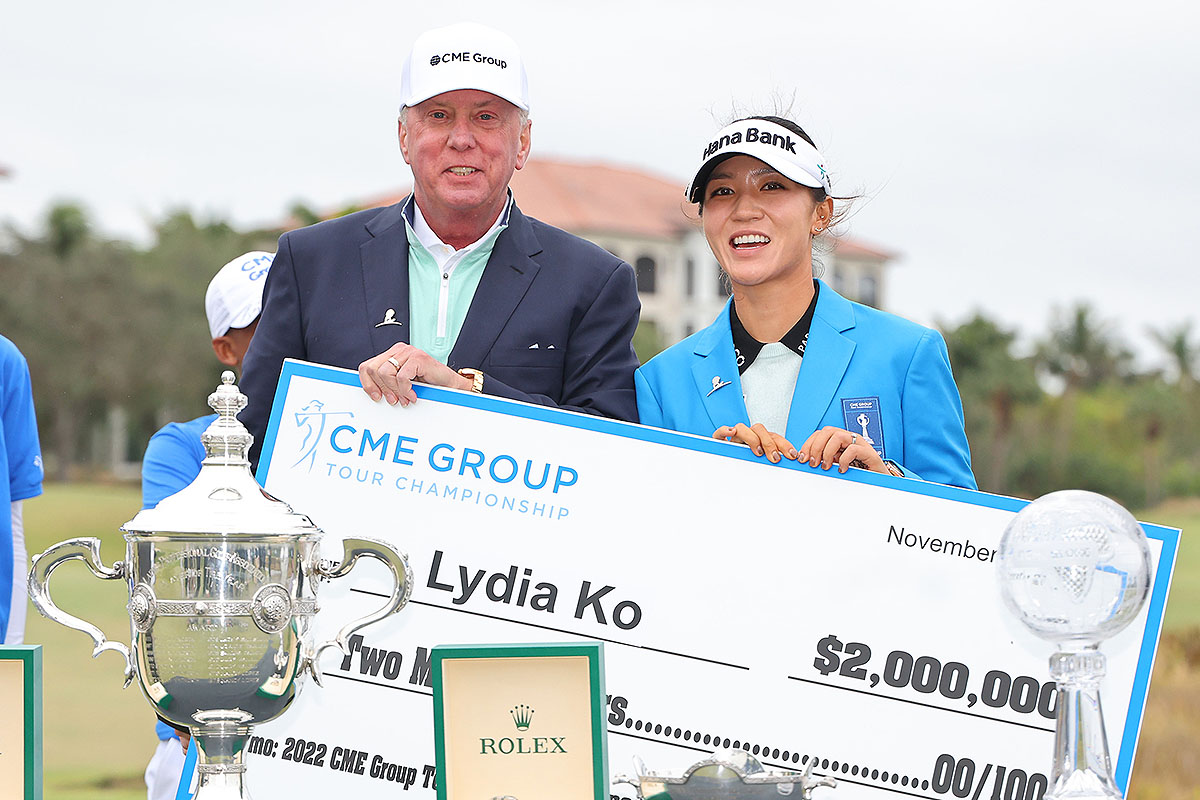Prize money payouts for each LPGA player at 2022 CME Group Tour Championship