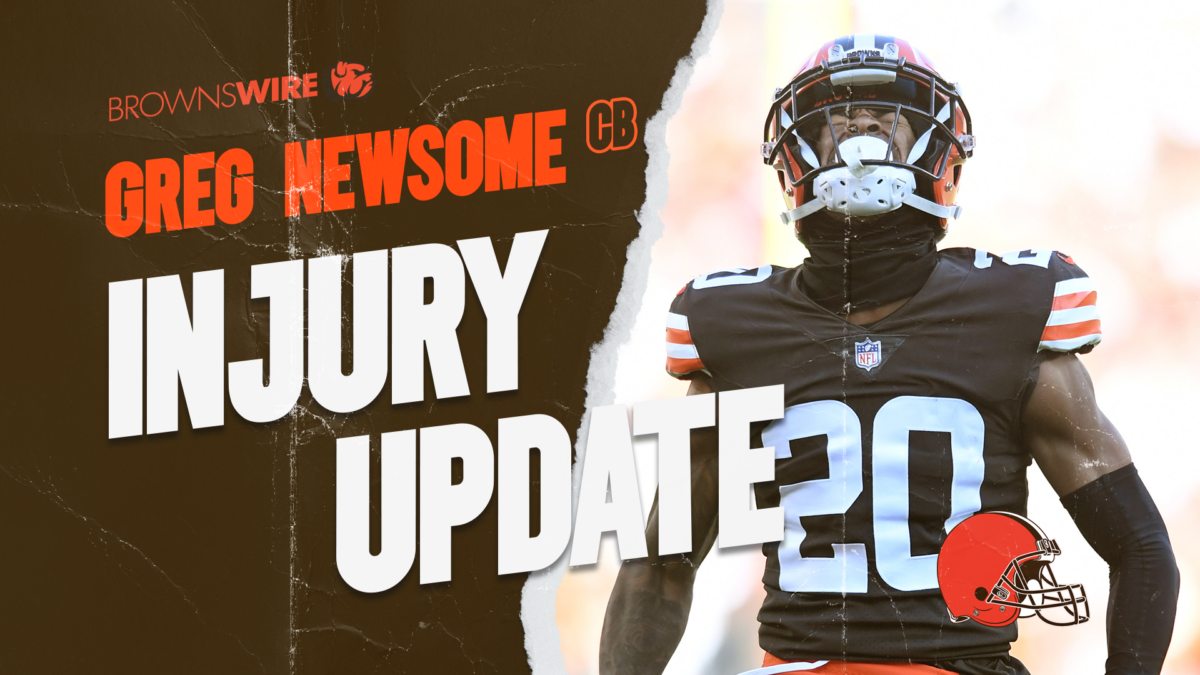 CB Greg Newsome downgraded to OUT vs. Bills with concussion
