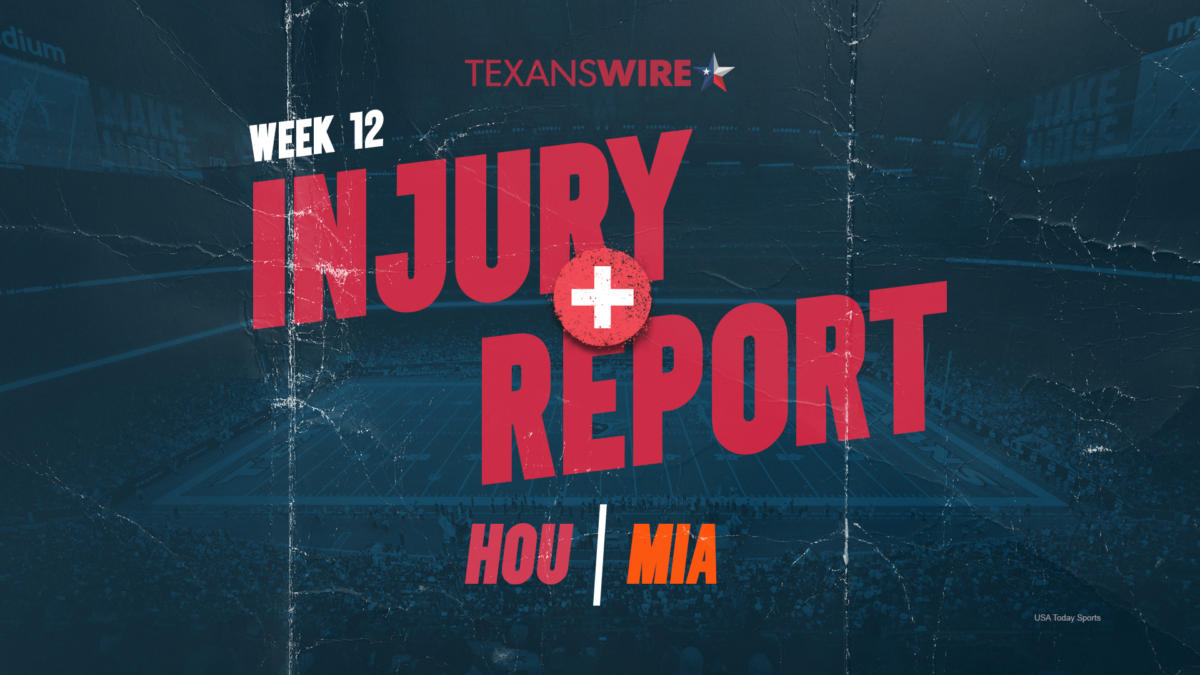 Texans vs. Dolphins Thanksgiving injury report: CB Derek Stingley would not have practiced