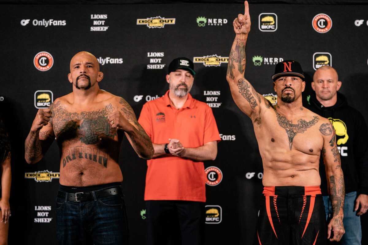 Photos: BKFC 33 official weigh-ins and faceoffs