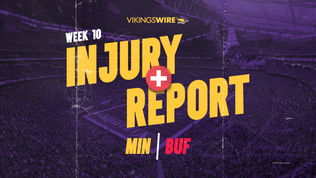 Vikings vs. Bills: First injury report has four names