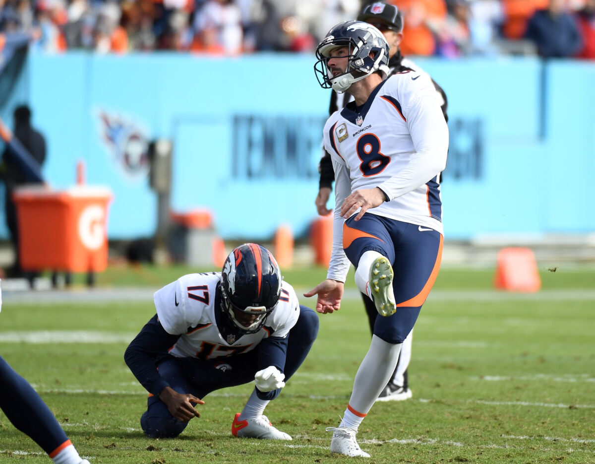 Brandon McManus joins NFL players calling for league to abandon turf for grass