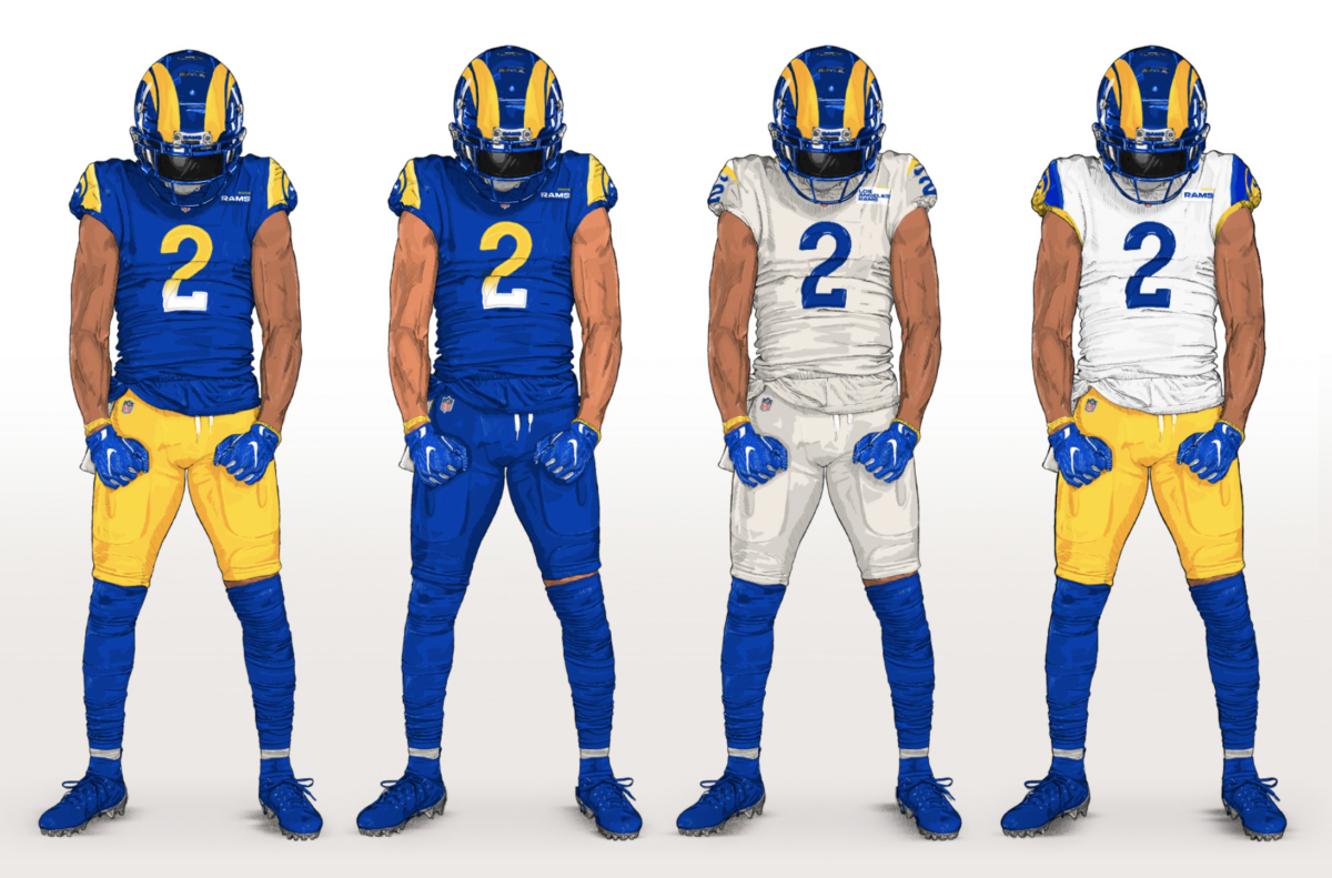 Here are the Rams’ records in each uniform combination since 2020