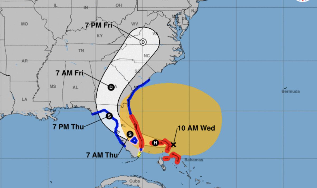 Tropical Storm Nicole, forecast to become a hurricane, threatens a Florida golf industry already battered by Ian