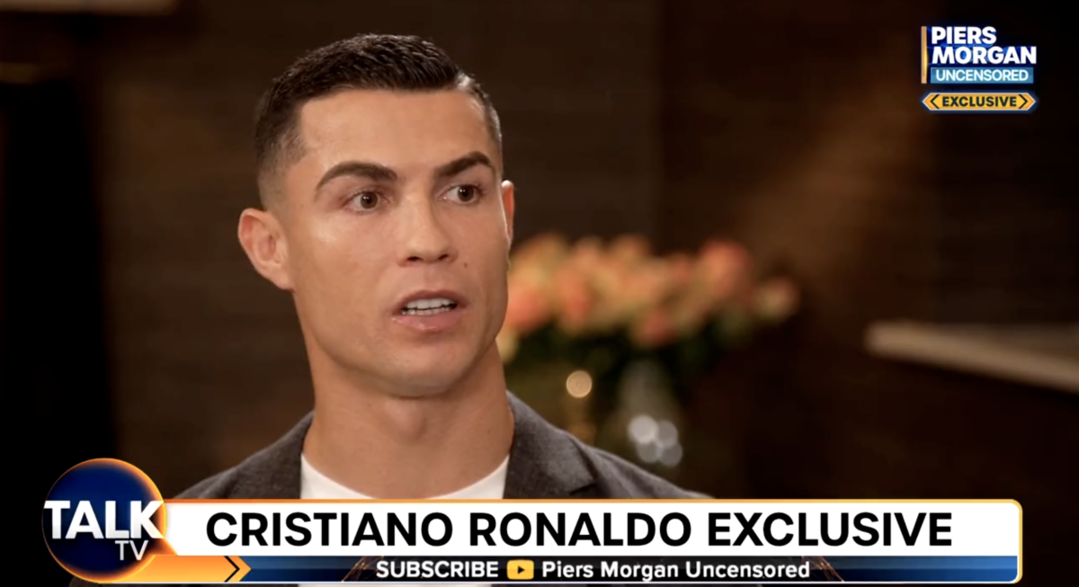 Cristiano Ronaldo went on Piers Morgan and self-immolated