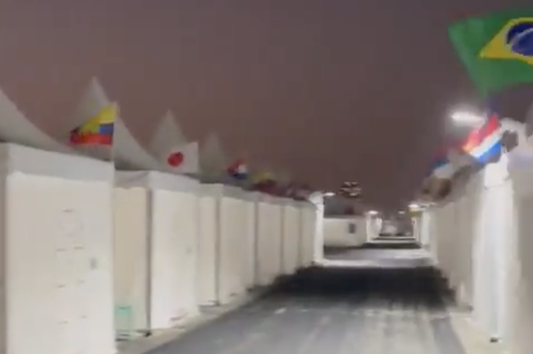 A video from Qatar’s FIFA World Cup tent village has fans making Fyre Fest comparisons