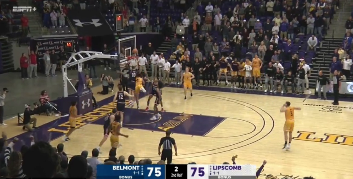 Lipscomb won one of college basketball’s best annual rivalry games on a fantastic last-second layup
