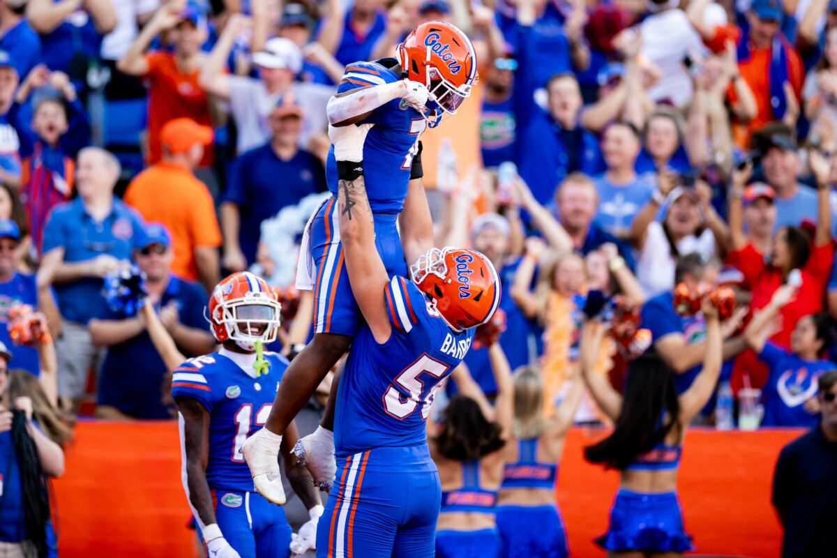 CBS Sports’ post-Week 11 re-rank sees Gators continue to rise