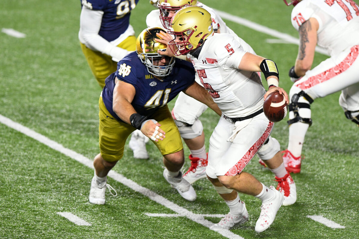 First look: Boston College at Notre Dame Fighting Irish odds and lines