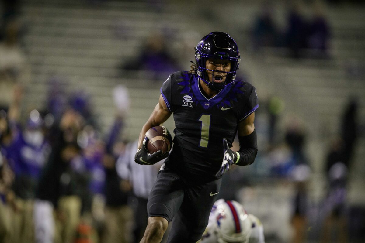 Star TCU WR Quentin Johnston will play against Texas on Saturday