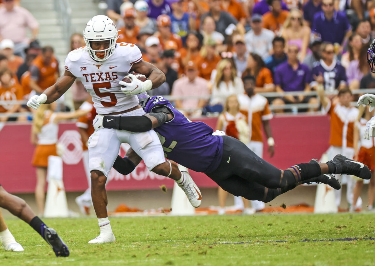 No. 18 Texas opens up as touchdown favorites over No. 4 TCU
