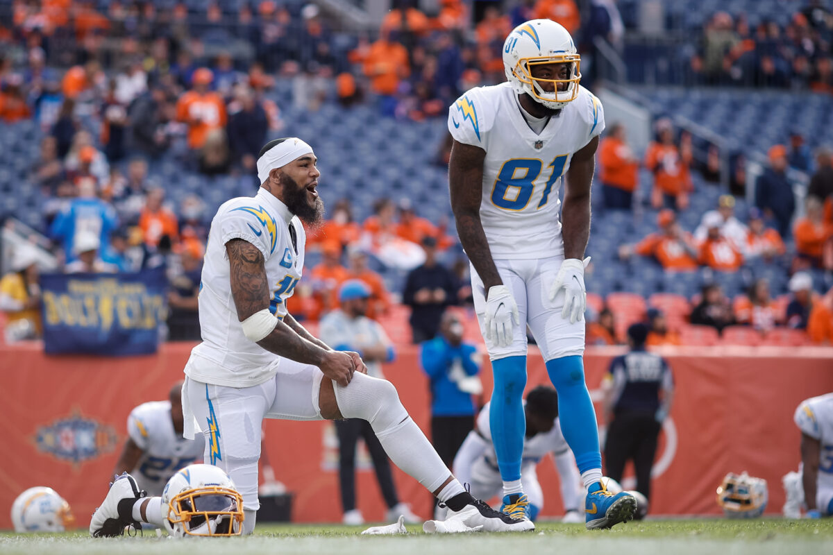 Chargers inactives: See who’s in and who’s out for Week 11 vs. Chiefs