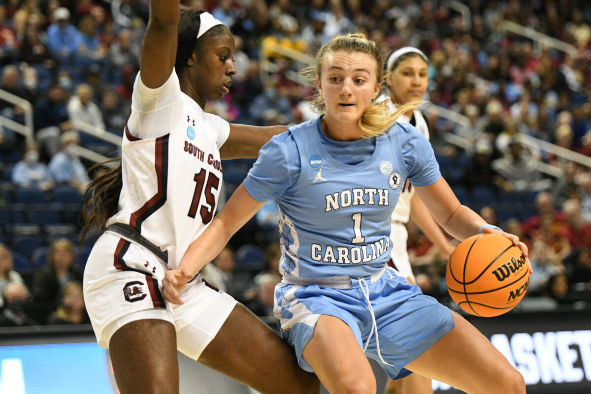 North Carolina women’s basketball guard Alyssa Ustby makes history in the season opener
