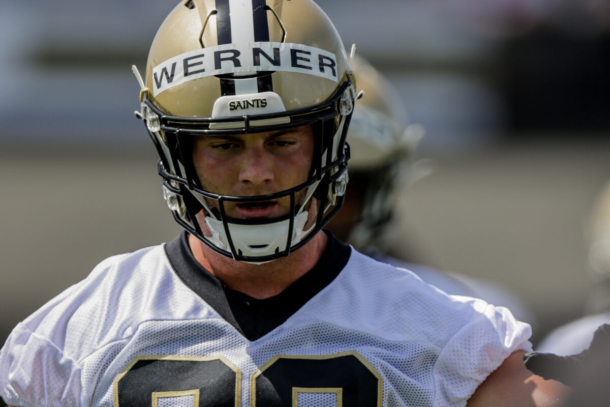 Report: Pete Werner had ankle surgery, Saints optimistic he’ll play again in 2022