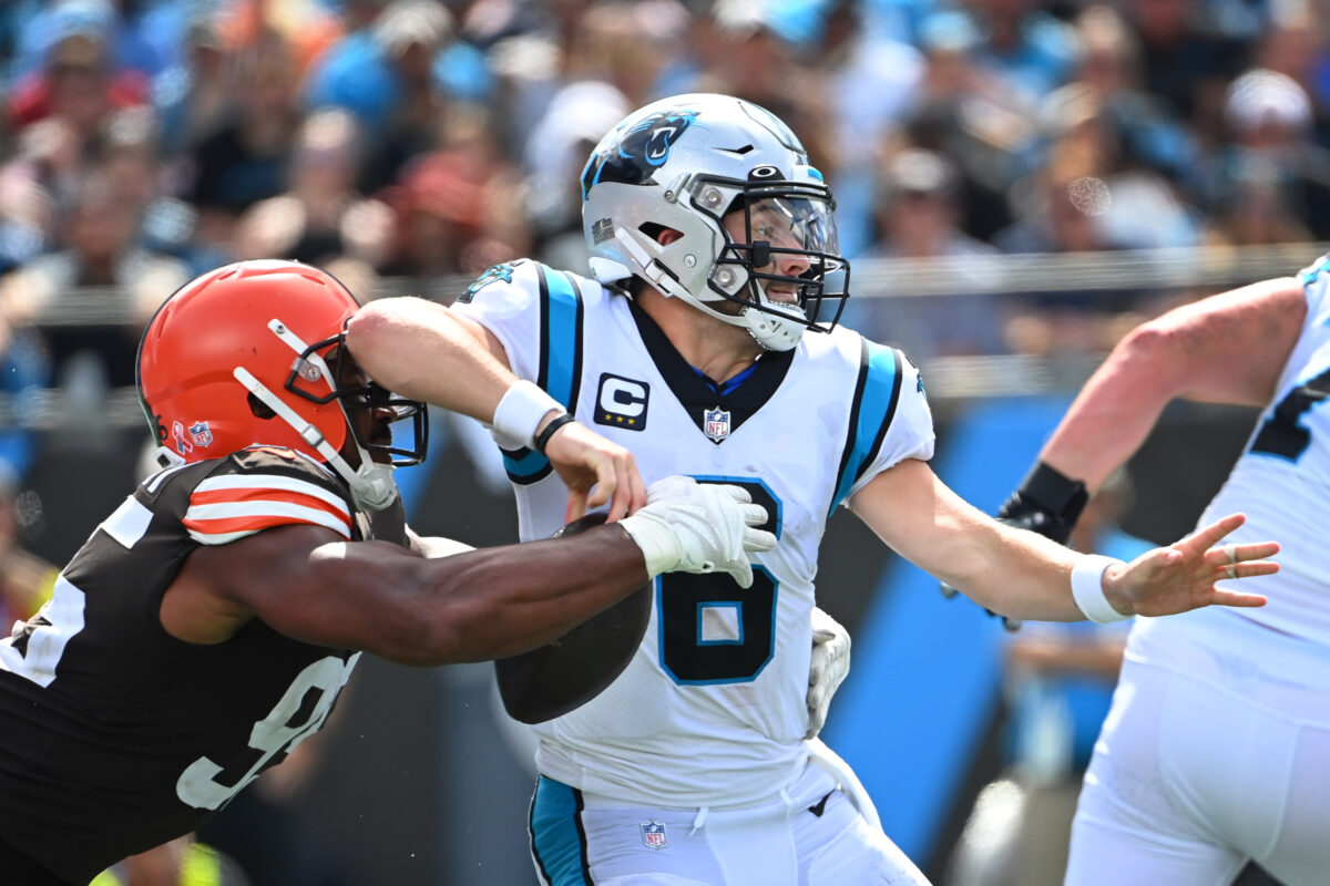 Rebuilding Panthers not eager to hand Browns a 4th round pick