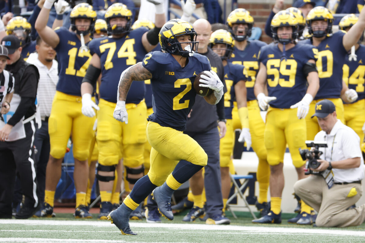 Michigan running back Blake Corum injury status updated for Ohio State