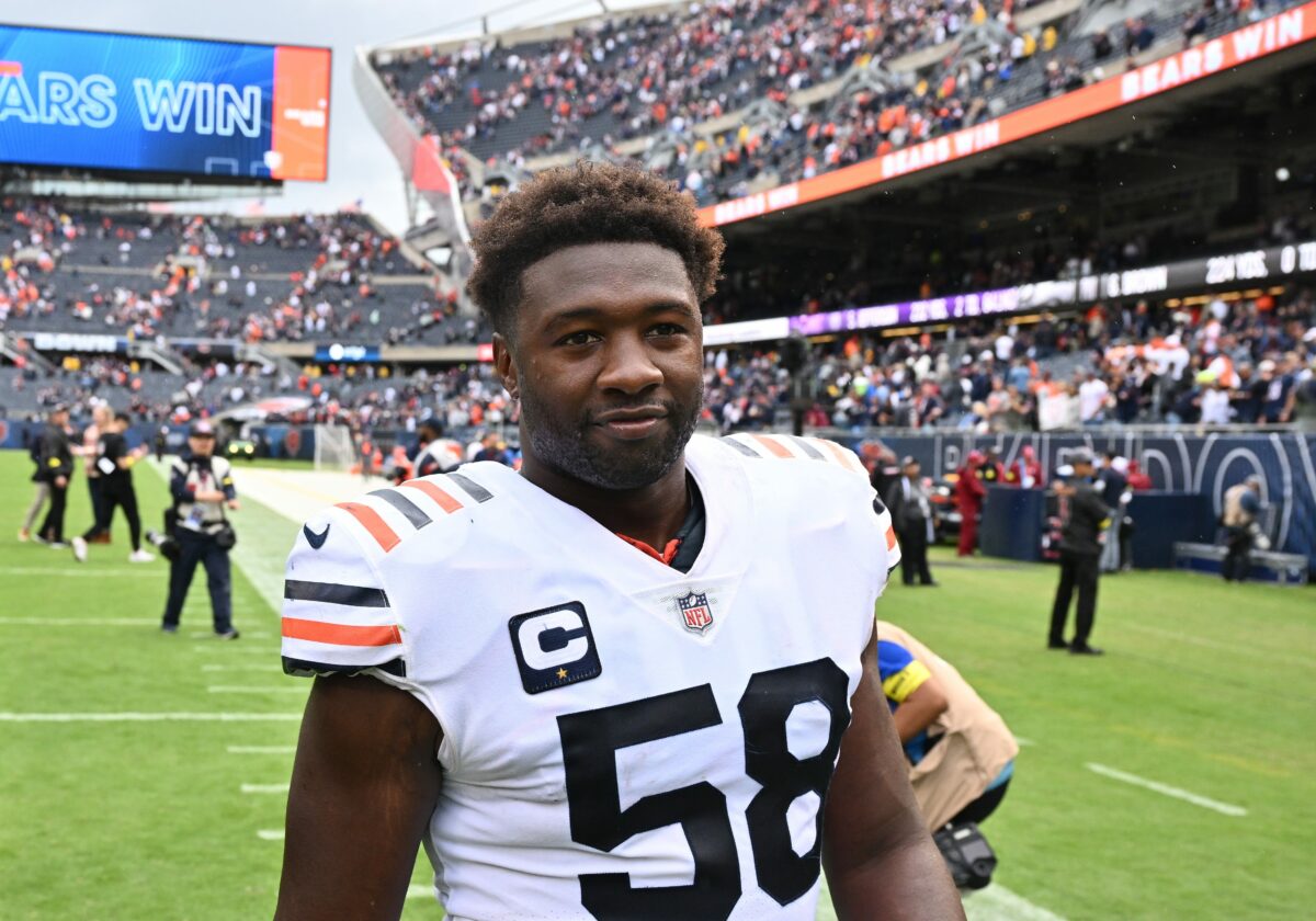 Roquan Smith said he was ‘shocked’ to be traded to the Ravens, should probably be happy he escaped Chicago