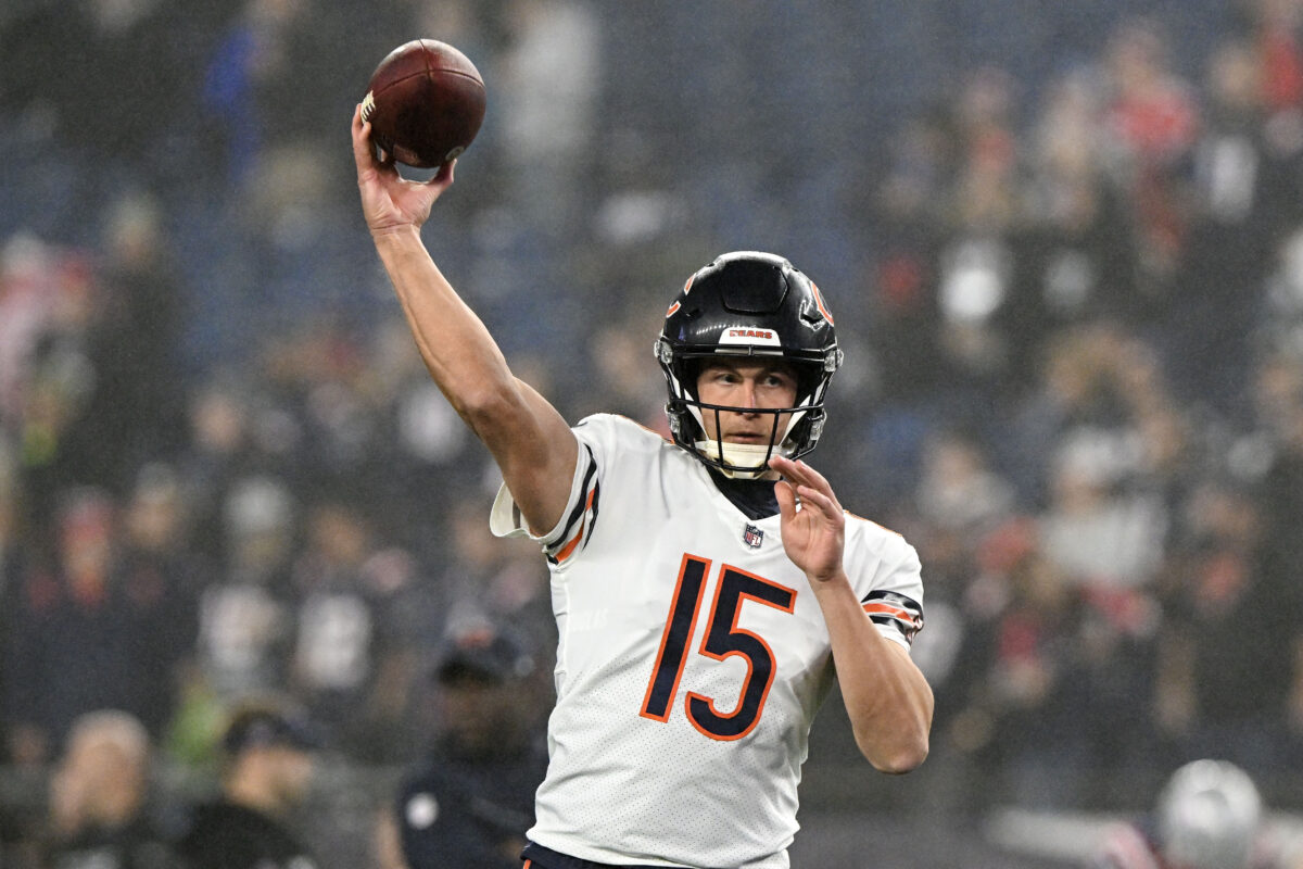 Justin Fields is out for Bears, so Trevor Siemian starts against Jets