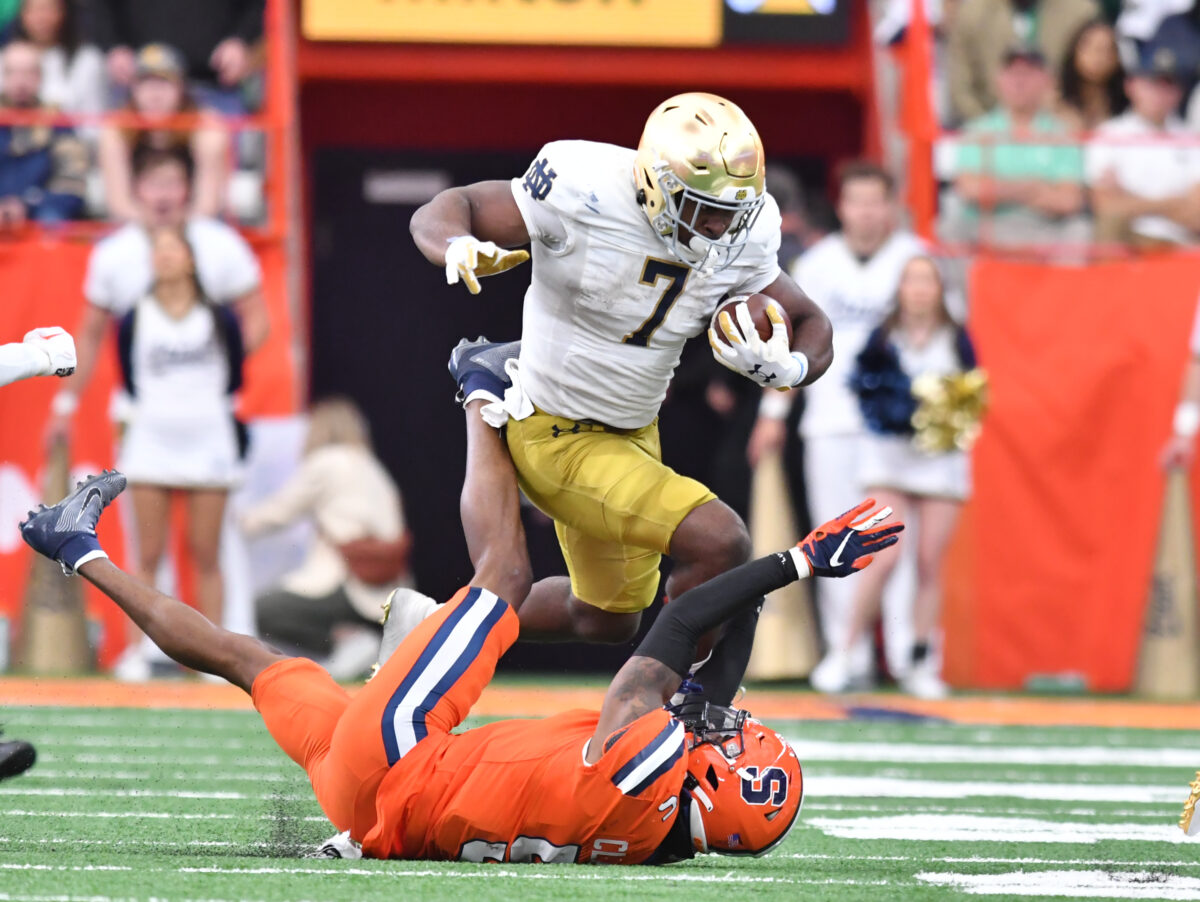 Notre Dame football: Estime recognized for strong Syracuse showing