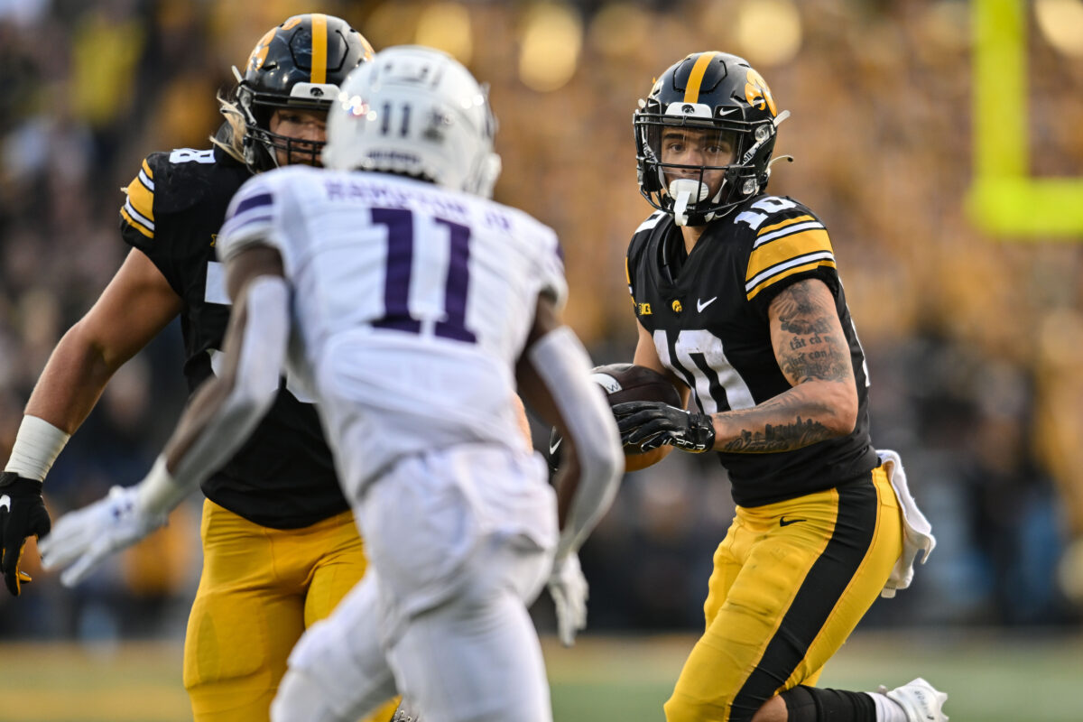 Finally, Iowa is utilizing another layer with its offense