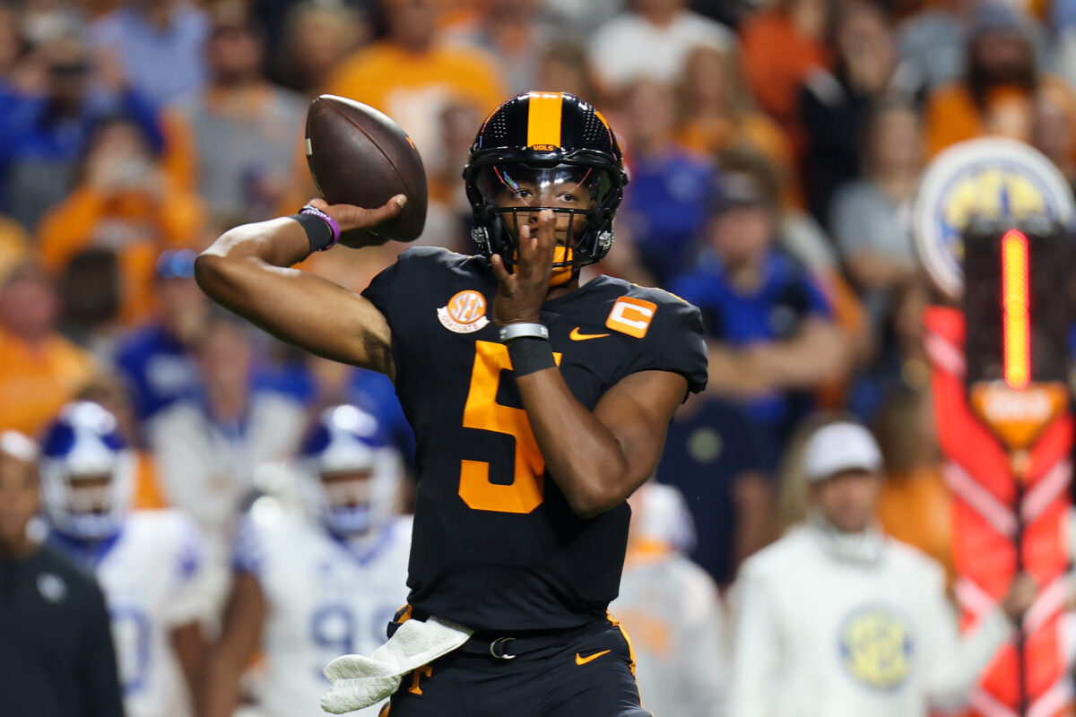 Tennessee on top, 4 Big 12 teams included in initial College Football Playoff Rankings