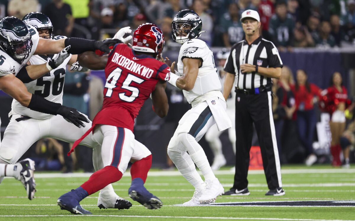7 key takeaways from first half as Eagles and Texans are tied 14-14