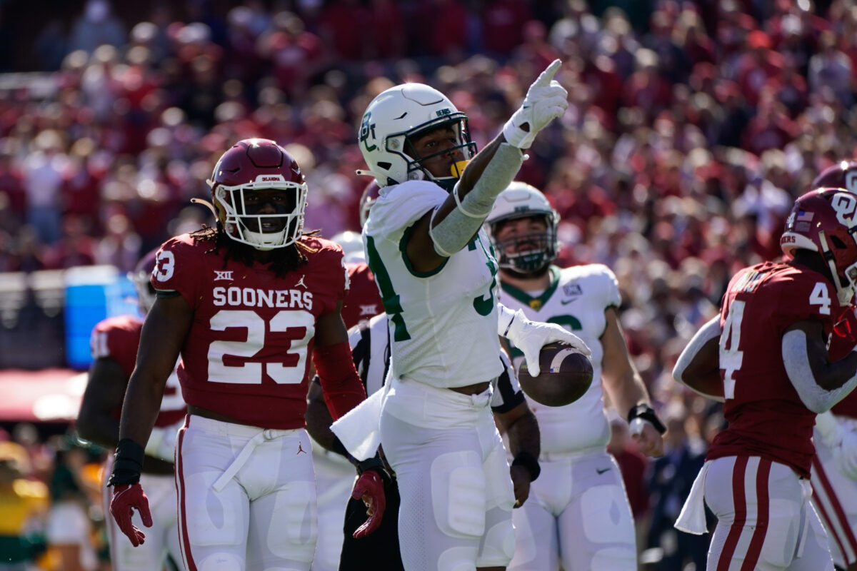 Oklahoma Sooners mauled by Baylor Bears rushing attack in 38-35 loss