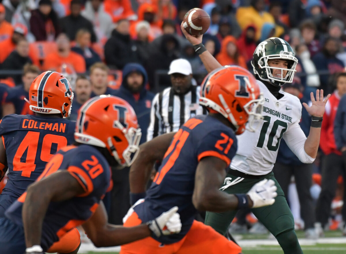 Notable quotes following Michigan State football’s upset win over No. 16 Illinois