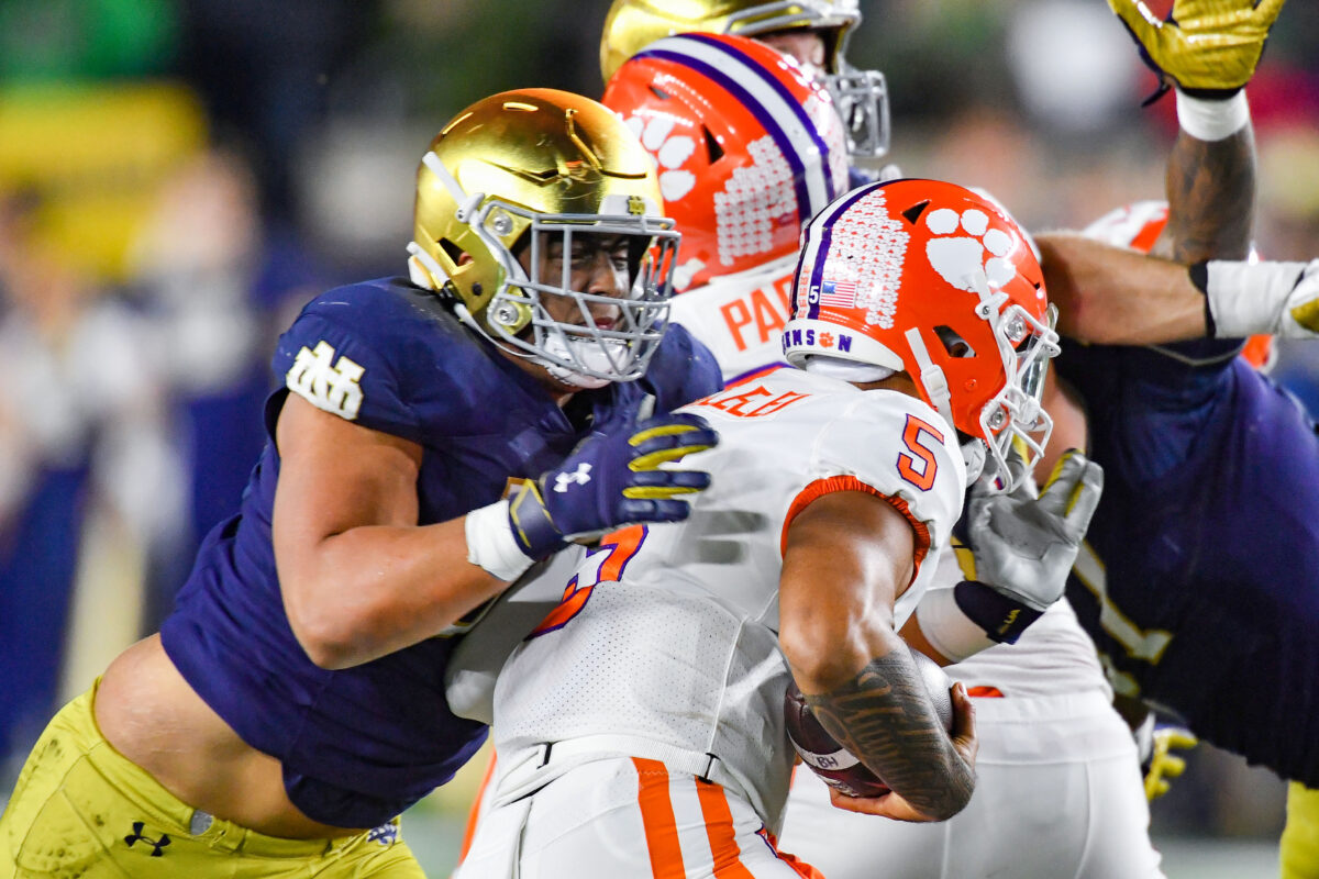 Notre Dame bowl projections following domination of Clemson