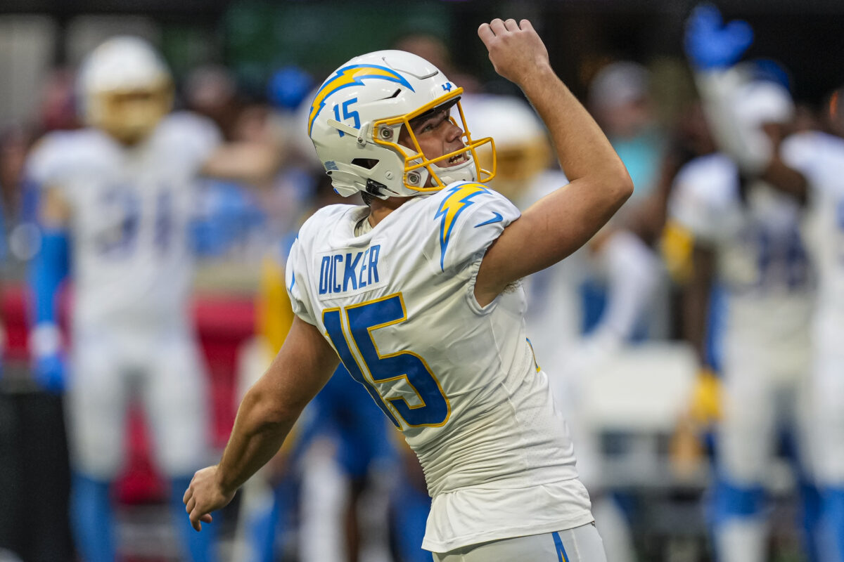 Chargers sign former Texas kicker Cameron Dicker to active roster