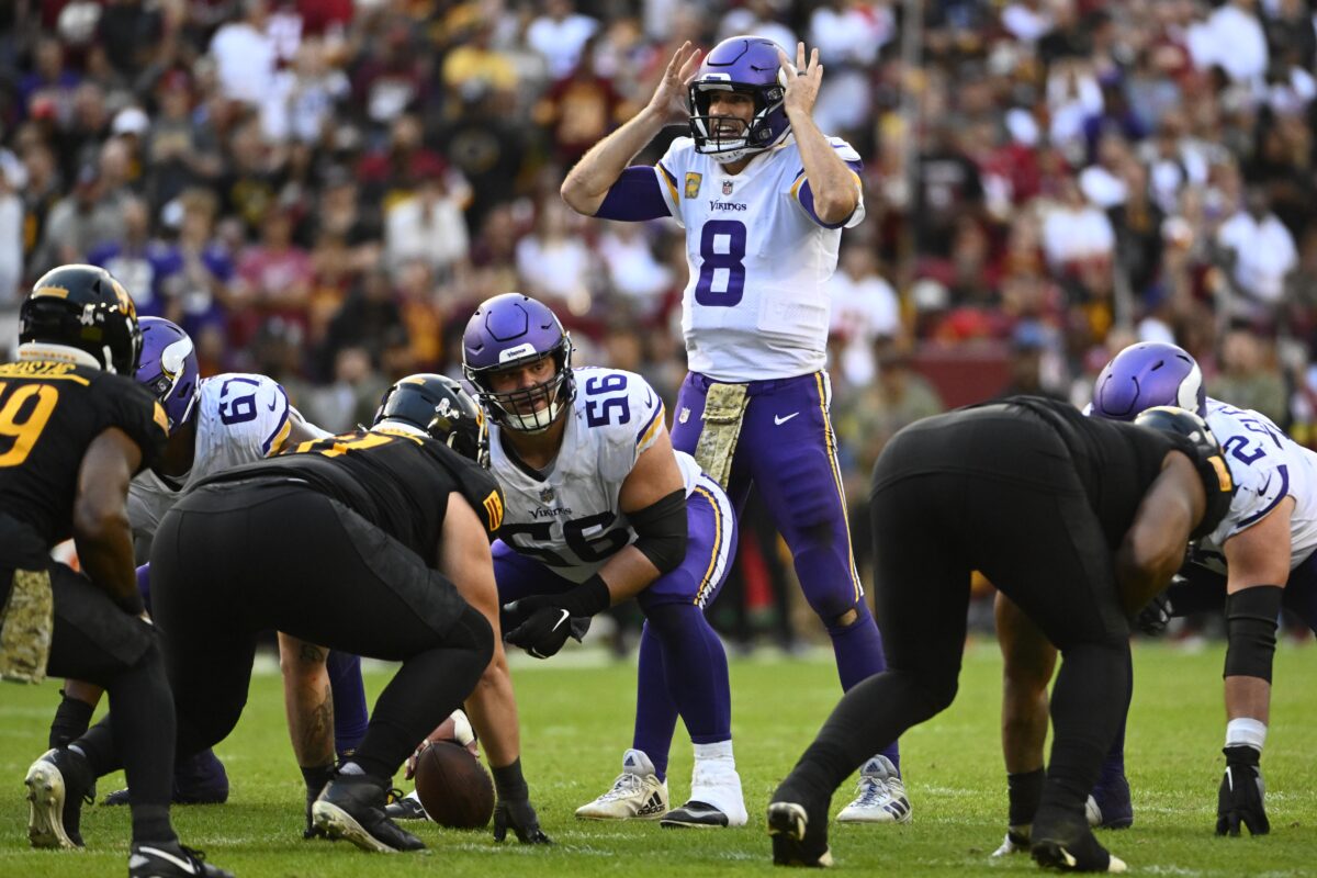 Vikings open up as 2 point underdogs for Week 11 vs. Cowboys