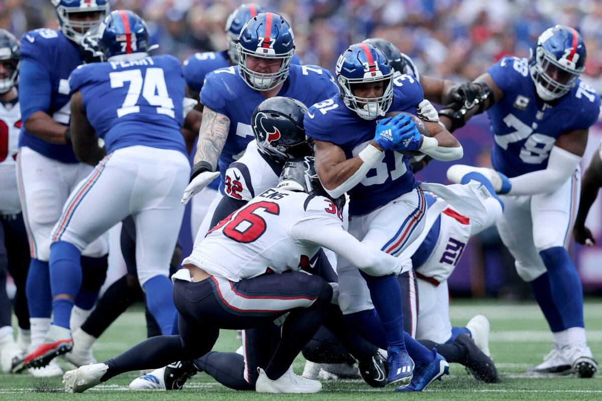 Giants-Texans Week 10: Offense, defense and special teams snap counts