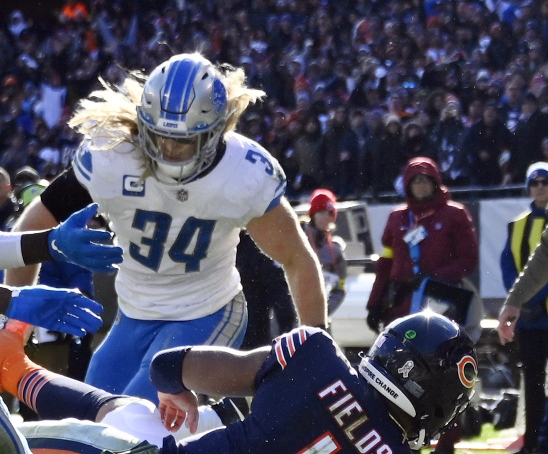 Film review: Breaking down Lions LB Alex Anzalone in the Week 10 win over the Bears