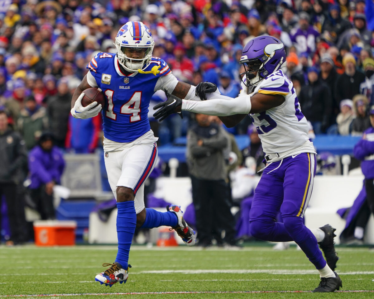 Bills’ Stefon Diggs reflects on overtime loss to the Vikings
