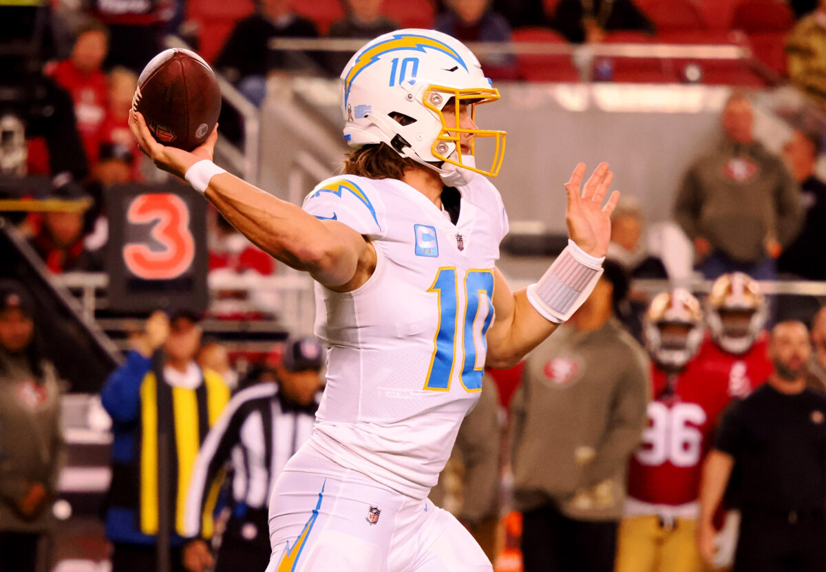 Film room: Chargers QB Justin Herbert is getting healthy