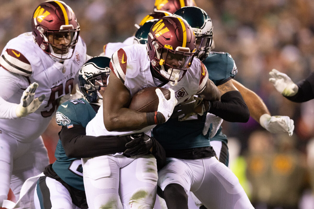 Commanders hand Eagles first loss of season as Philly’s defense falls apart