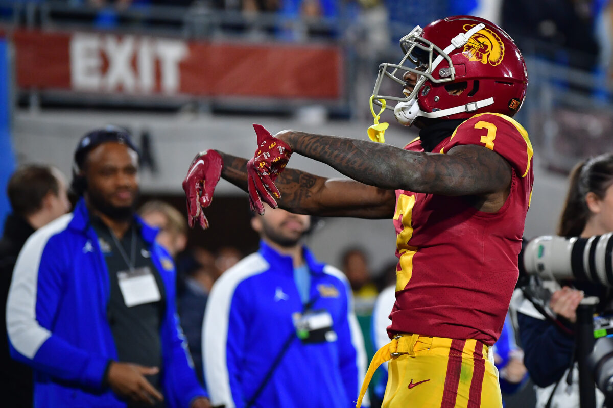With Travis Dye injured, Jordan Addison returned to full strength just in time for USC