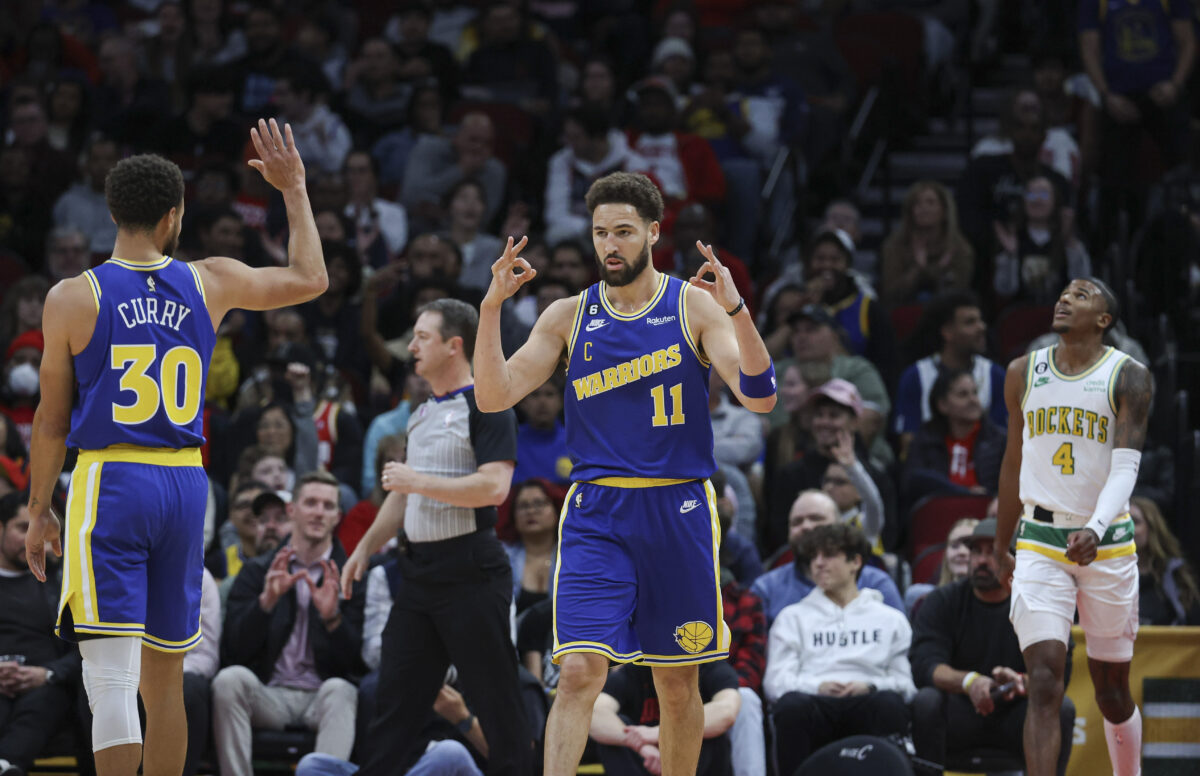 Highlights: Warriors’ Klay Thompson records season-high 41 points vs. Rockets