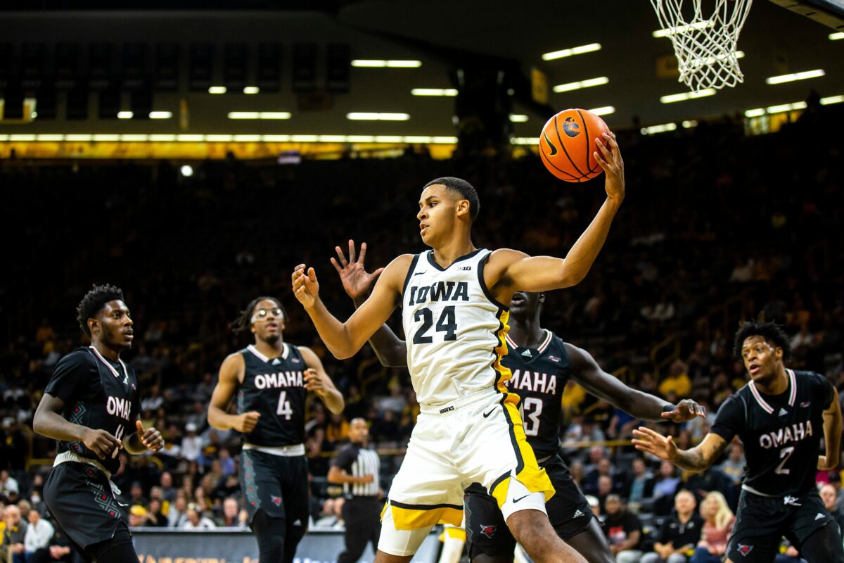 PHOTOS: Kris Murray nets career high, Iowa blows out Omaha, 100-64