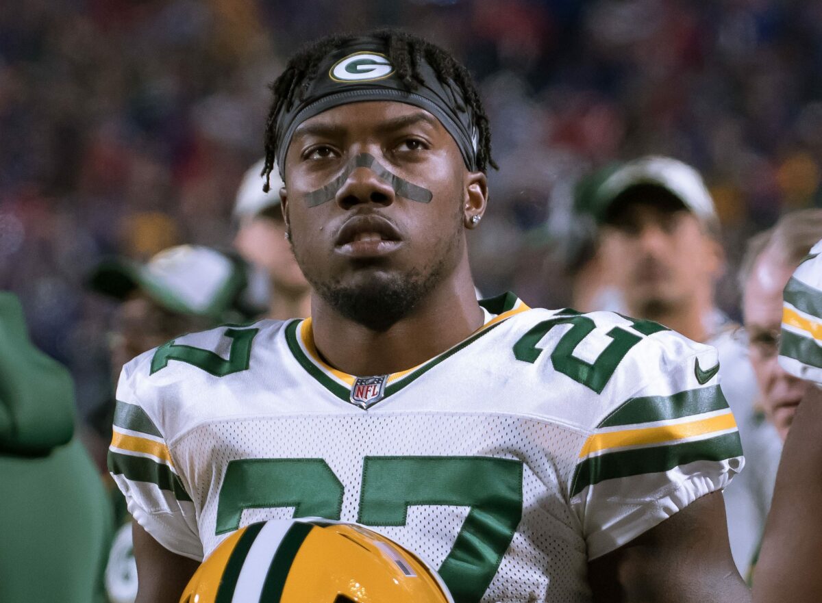 Packers elevate RB Patrick Taylor, S Innis Gaines from practice squad to gameday roster for Week 12