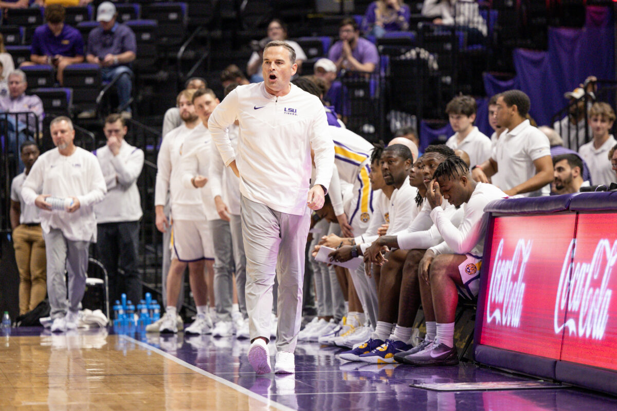 Photos from LSU basketball’s tight win over Wofford