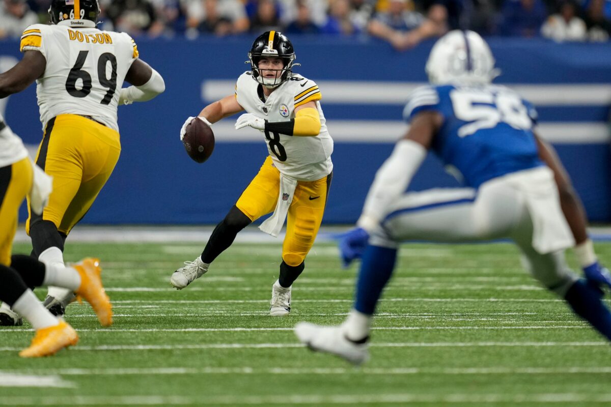 PFF offers remarkable stat on Steelers QB Kenny Pickett from Week 12