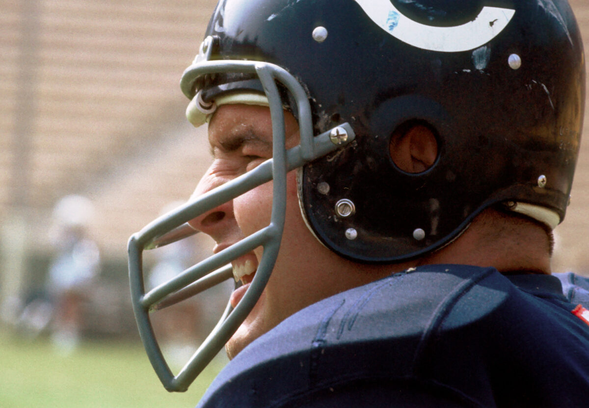 51 years ago, No. 51 Dick Butkus caught a pass on a PAT to give the Bears a victory