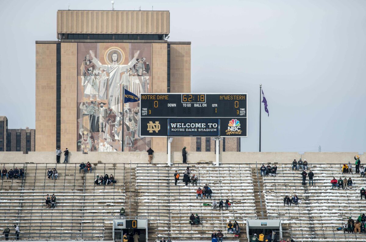 Notre Dame football: The coldest games in recent memory