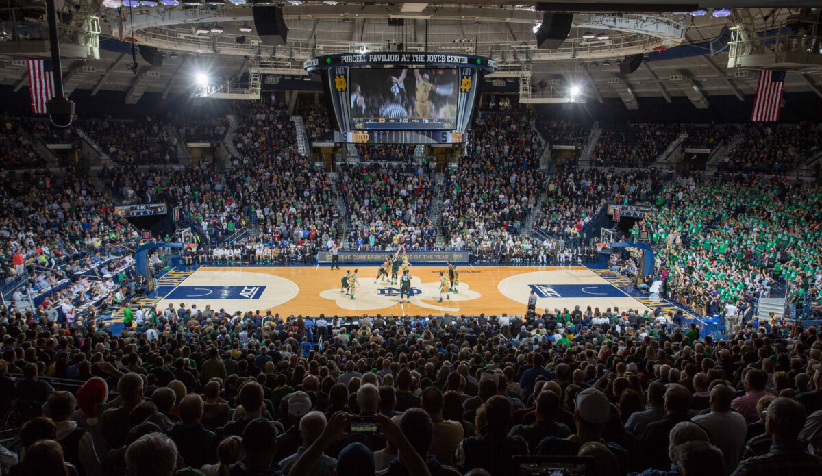 Photos from last Notre Dame-Michigan State game at Purcell Pavilion