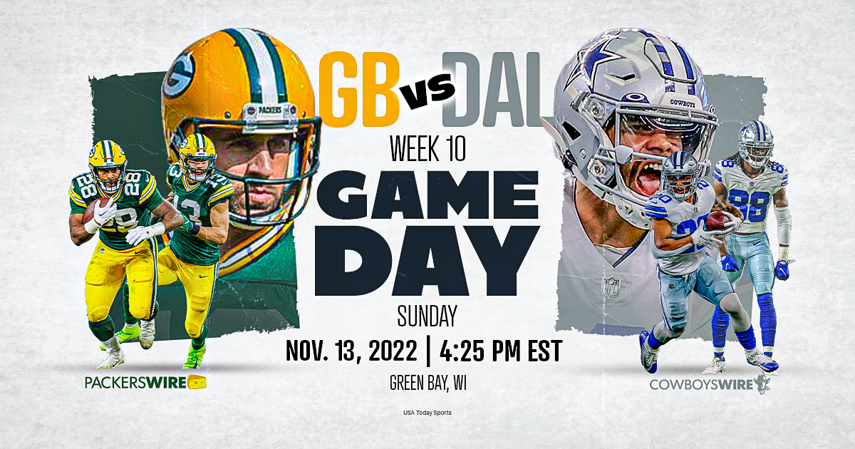 Cowboys-Packers TV coverage maps, how to stream, listen, wager in Week 10