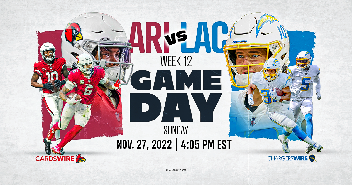 How to watch, stream, listen to Cardinals play Chargers in Week 12