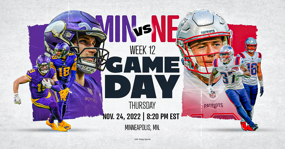 New England Patriots vs. Minnesota Vikings, live stream, prediction, TV channel, time, how to watch NFL on Thanksgiving