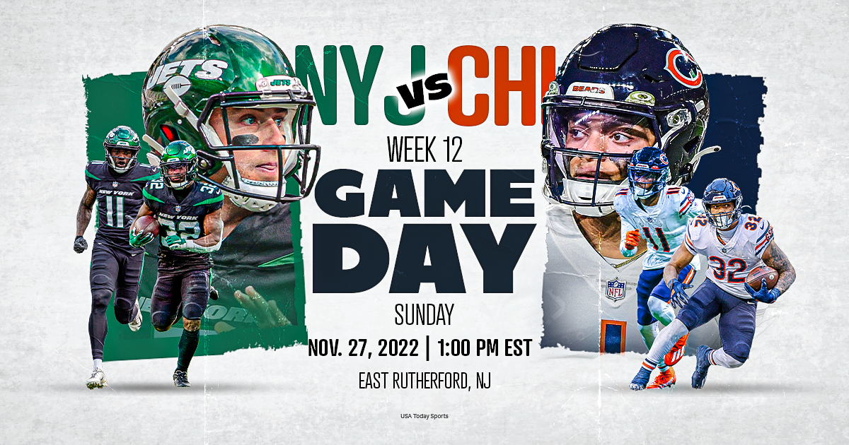 Chicago Bears vs. New York Jets, live stream, TV channel, time, how to watch NFL