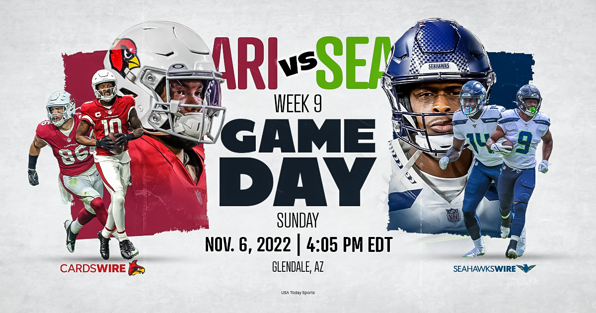Seahawks vs. Cardinals Gameday Info: How to watch or stream Week 9 matchup